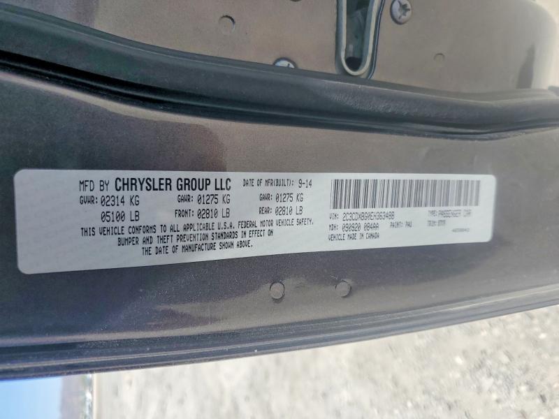 Aukcja sprzedaży 2014 Dodge Charger, vin: 2C3CDXBG0EH363488, numer aukcji: 55396696