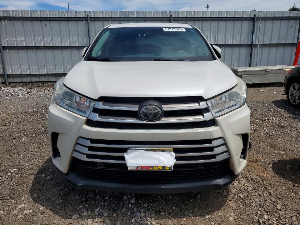 Продажа на аукционе авто 2017 Toyota Highlander, vin: 5TDBZRFH8HS459267, номер лота: 57943696