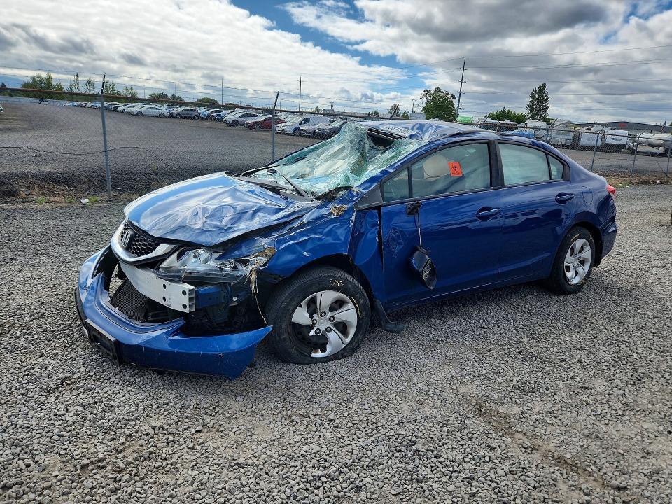 2014 Honda Civic მანქანა იყიდება აუქციონზე, vin: 19XFB2F51EE273448, აუქციონის ნომერი: 55811006