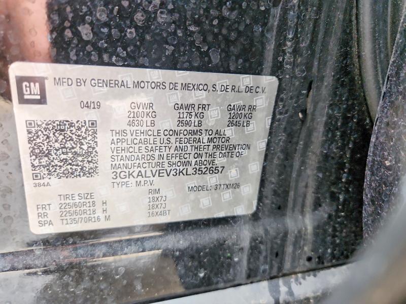 55945516 :رقم المزاد ، 3GKALVEV3KL352657 vin ، 2019 Gmc Terrain مزاد بيع