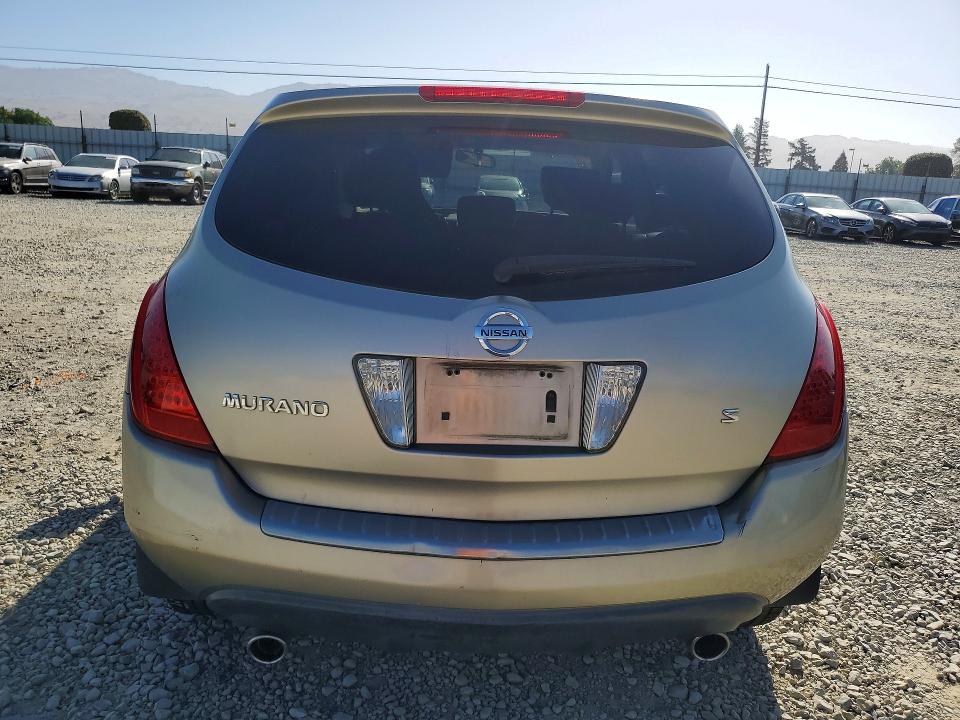 2006 Nissan Murano მანქანა იყიდება აუქციონზე, vin: JN8AZ08T66W425645, აუქციონის ნომერი: 56351606