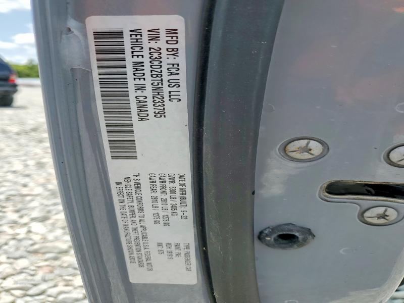 2022 Dodge Challenger მანქანა იყიდება აუქციონზე, vin: 2C3CDZBT5NH233795, აუქციონის ნომერი: 59181326