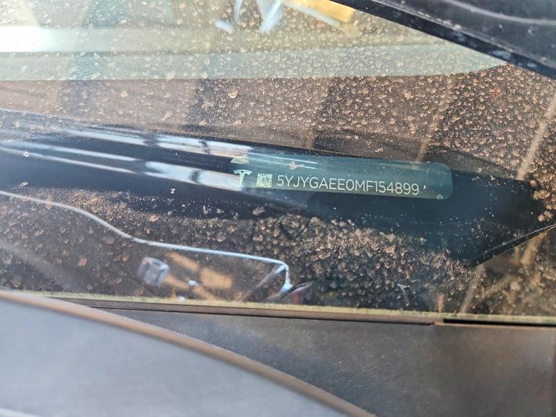 Продажа на аукционе авто 2021 Tesla Model Y, vin: 5YJYGAEE0MF154899, номер лота: 56840766