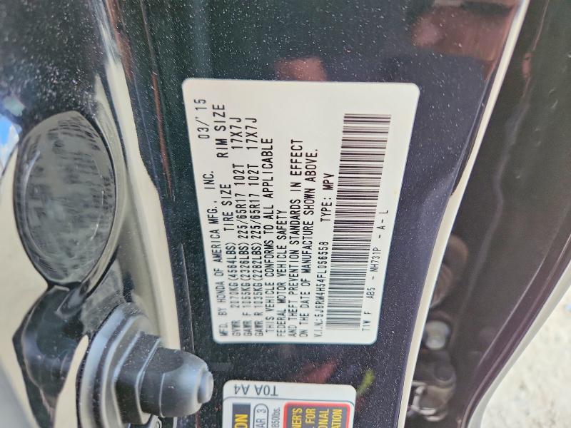 Aukcja sprzedaży 2015 Honda Cr-v, vin: 5J6RM4H54FL056558, numer aukcji: 57231086