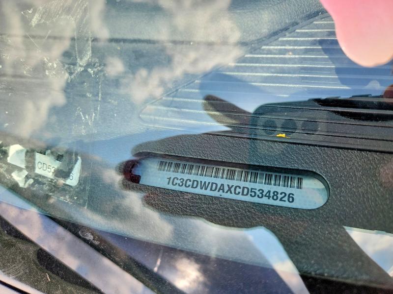 Продажа на аукционе авто 2012 Dodge Caliber, vin: 1C3CDWDAXCD534826, номер лота: 55879836