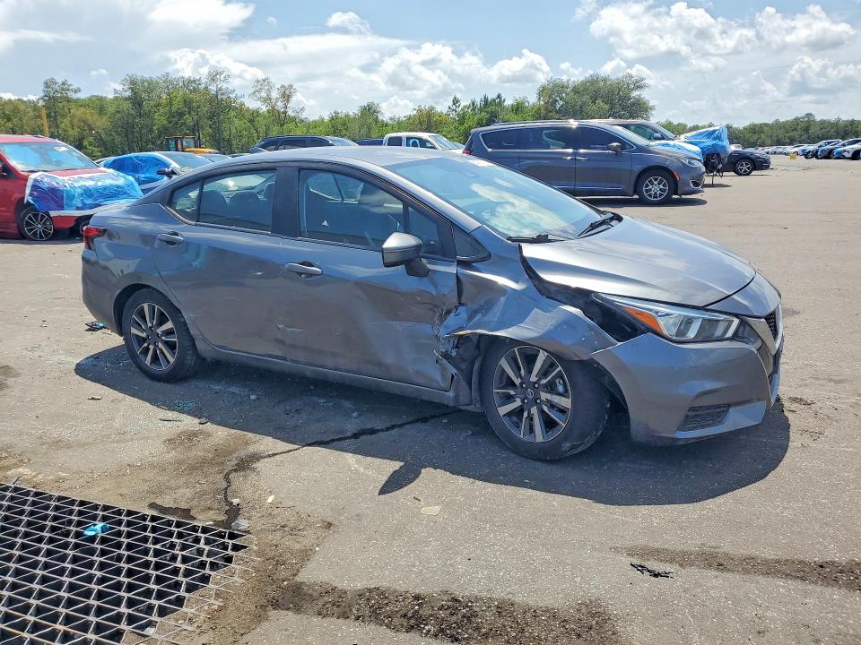 58191766 :رقم المزاد ، 3N1CN8EVXML891654 vin ، 2021 Nissan Versa Sv مزاد بيع