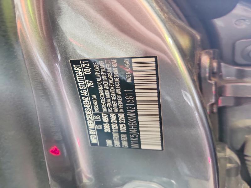 57316126 :رقم المزاد ، W1K5J4HBXMN216811 vin ، 2021 Mercedes-benz Cla مزاد بيع