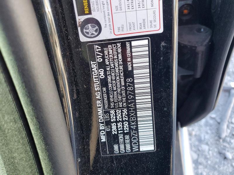 Продажа на аукционе авто 2017 Mercedes-benz E, vin: WDDZF4KBXHA197878, номер лота: 56946516