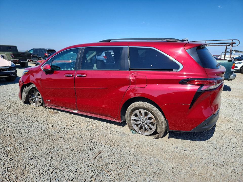 2021 Toyota Sienna მანქანა იყიდება აუქციონზე, vin: 5TDYRKEC9MS056836, აუქციონის ნომერი: 57426906