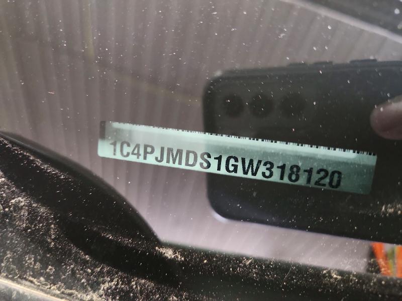 Aukcja sprzedaży 2016 Jeep Cherokee, vin: 1C4PJMDS1GW318120, numer aukcji: 54800166