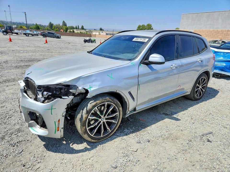 58079736 :رقم المزاد ، 5UXTY5C0XM9H61636 vin ، 2021 Bmw X3 مزاد بيع