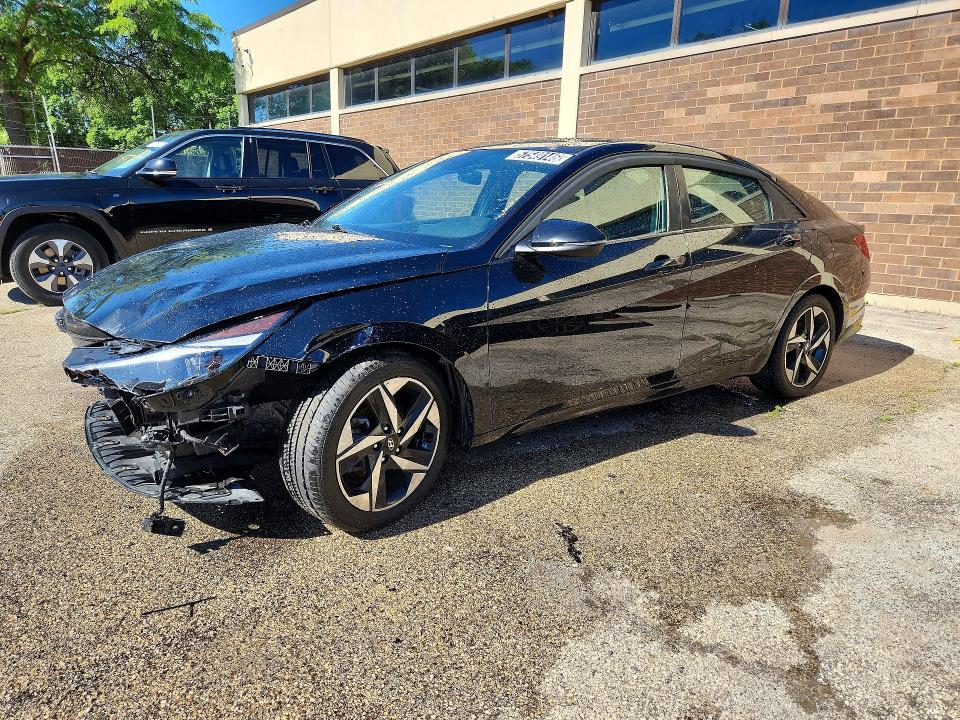 2022 Hyundai Elantra მანქანა იყიდება აუქციონზე, vin: KMHLP4AG3NU330318, აუქციონის ნომერი: 57549146