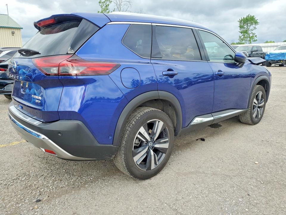 56631886 :رقم المزاد ، JN8AT3DD2MW303721 vin ، 2021 Nissan Rogue مزاد بيع