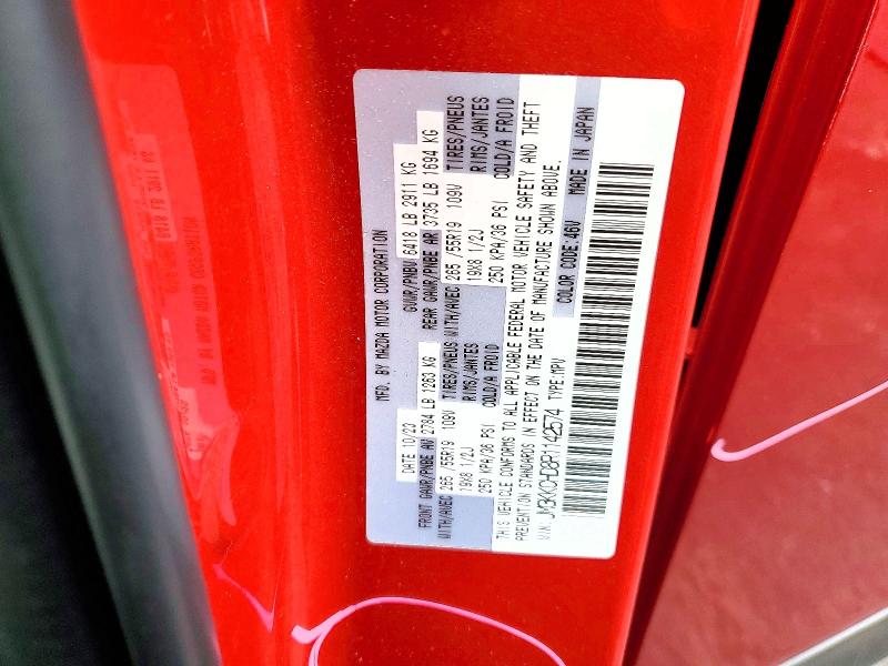 Aukcja sprzedaży 2024 Mazda Cx-90, vin: JM3KKCHD8R1142574, numer aukcji: 56324386
