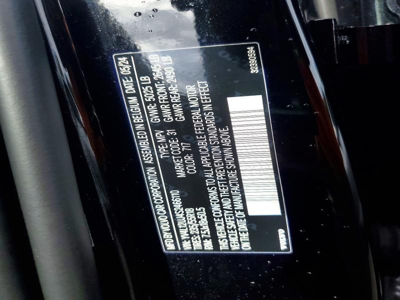 Продаж на аукціоні авто 2025 Volvo Xc40, vin: YV4L12UJ4S2466110, номер лоту: 56117716