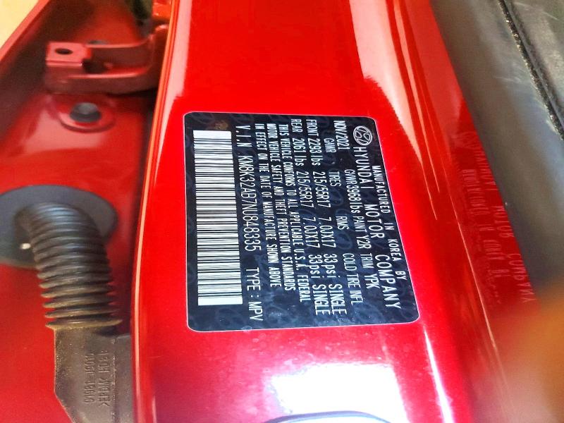 Aukcja sprzedaży 2022 Hyundai Kona, vin: KM8K32AB7NU848335, numer aukcji: 58438396