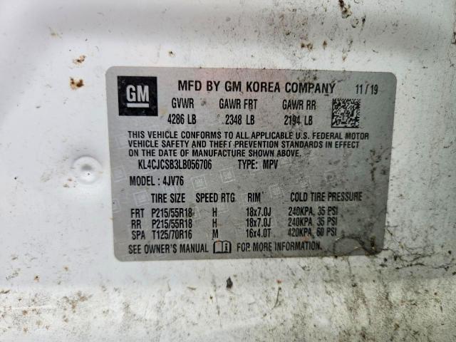 Продажа на аукционе авто 2020 Buick Encore, vin: KL4CJCSB3LB056706, номер лота: 54465076