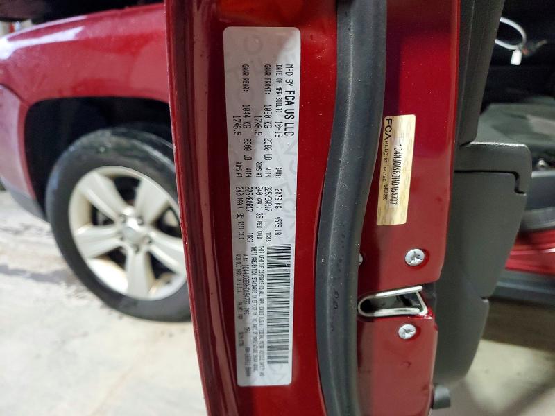 57836296 :رقم المزاد ، 1C4NJDBB0HD154737 vin ، 2017 Jeep Compass مزاد بيع