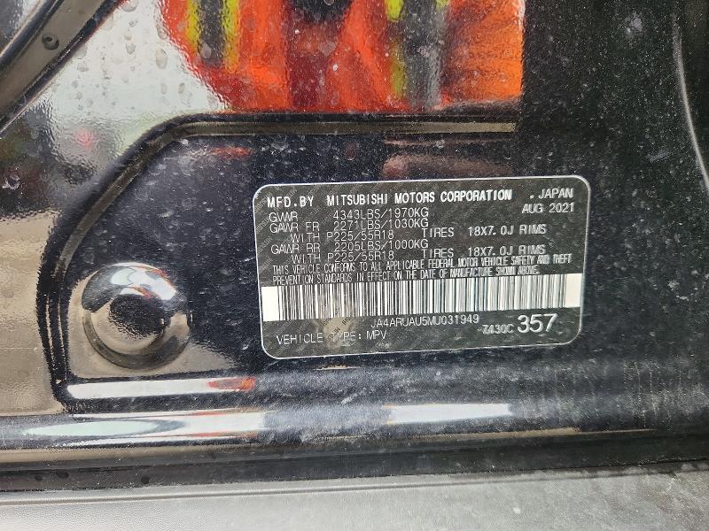 Продаж на аукціоні авто 2021 Mitsubishi Outlander Sport, vin: JA4ARUAU5MU031949, номер лоту: 56324586