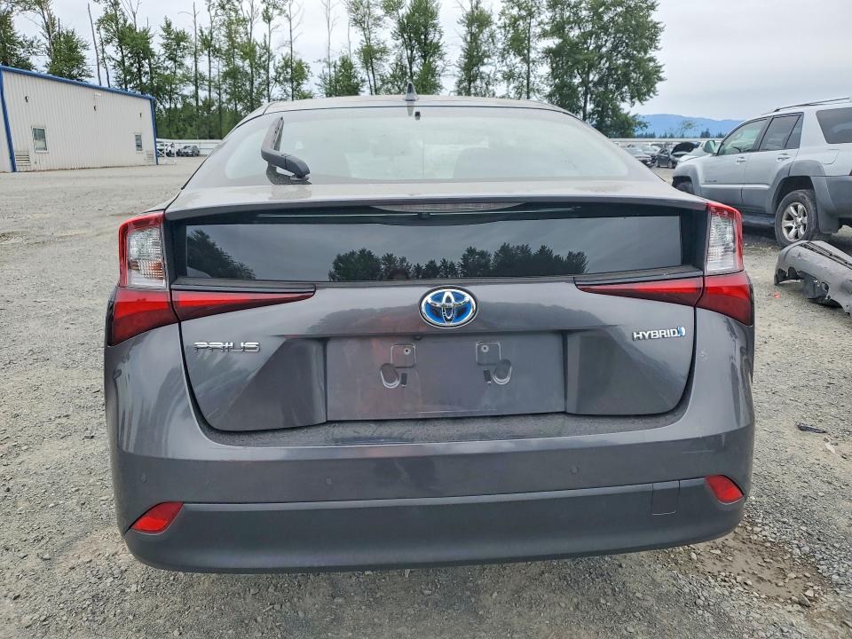 56747186 :رقم المزاد ، JTDKARFU6K3076070 vin ، 2019 Toyota Prius مزاد بيع