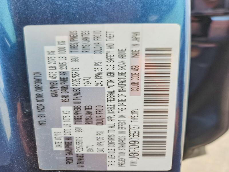 Aukcja sprzedaży 2019 Mazda Cx-5, vin: JM3KFADM9K1669737, numer aukcji: 56356046