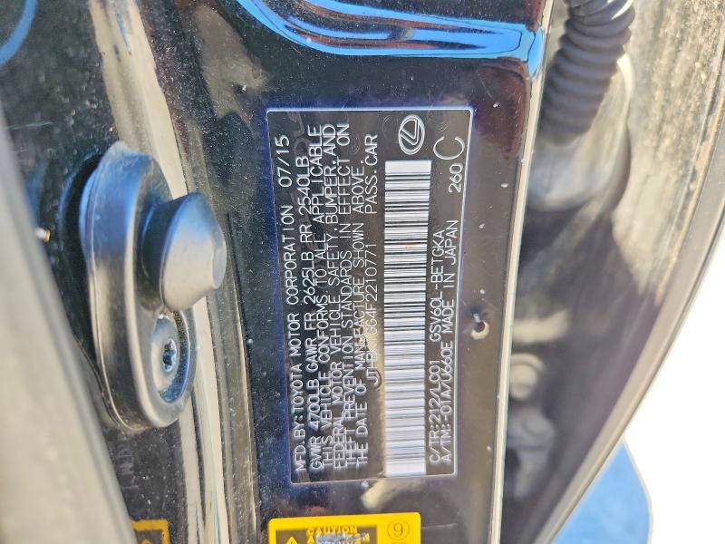 Продажа на аукционе авто 2015 Lexus Es, vin: JTHBK1GG4F2210771, номер лота: 55943826