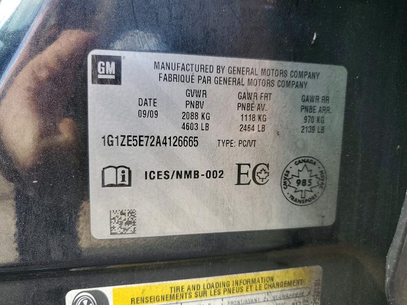 Продаж на аукціоні авто 2010 Chevrolet Malibu, vin: 1G1ZE5E72A4126665, номер лоту: 56147216
