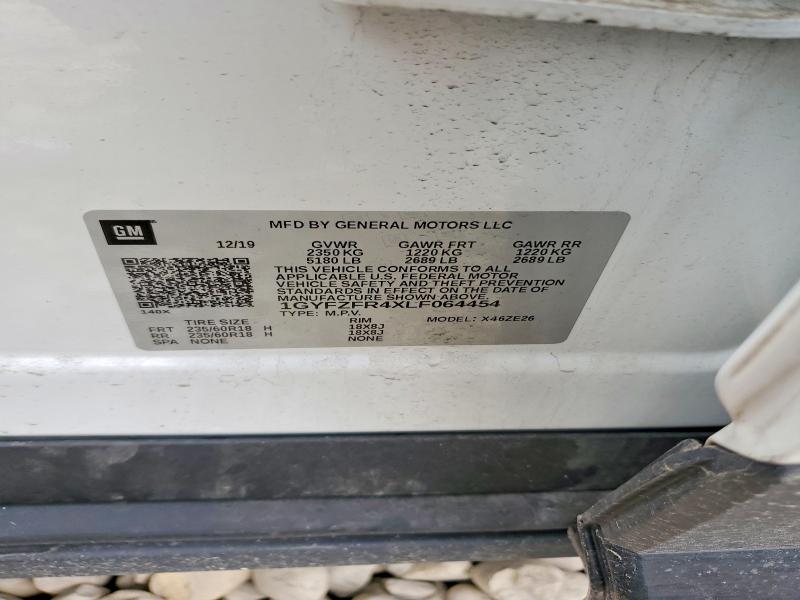 57739626 :رقم المزاد ، 1GYFZFR4XLF064454 vin ، 2020 Cadillac Xt4 مزاد بيع