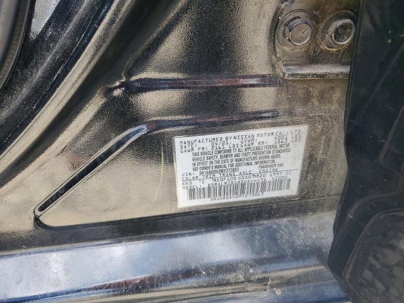 2021 Nissan Sentra მანქანა იყიდება აუქციონზე, vin: 3N1AB8DV2MY273863, აუქციონის ნომერი: 56926616