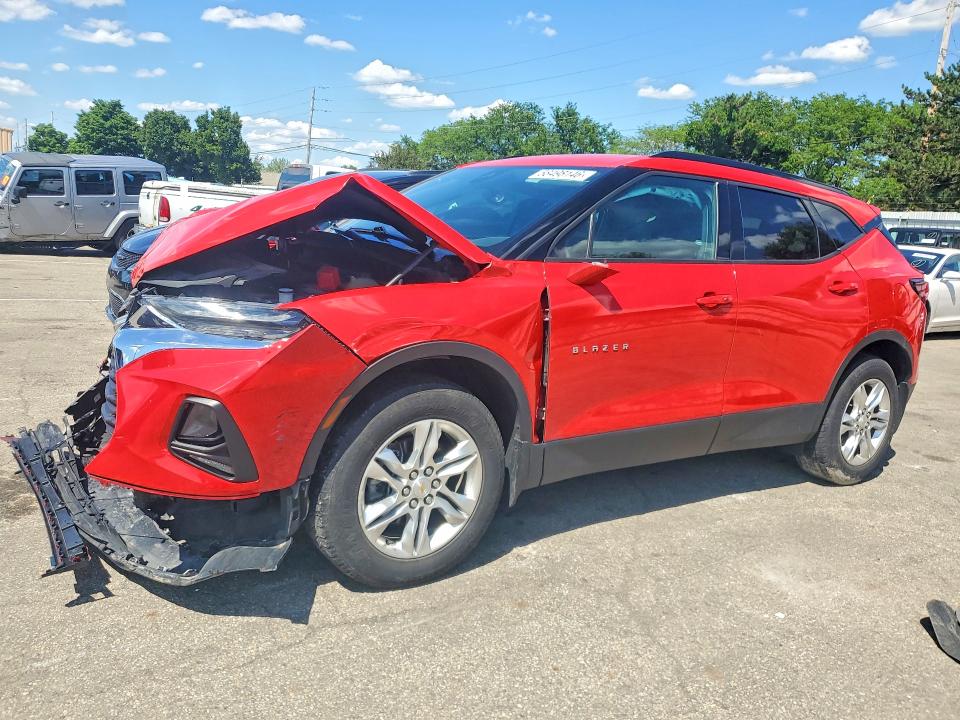 58498146 :رقم المزاد ، 3GNKBCR4XMS554341 vin ، 2021 Chevrolet Blazer مزاد بيع
