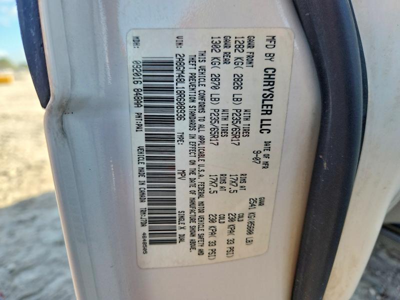 56986646 :رقم المزاد ، 2A8GM48L18R608936 vin ، 2008 Chrysler Pacifica مزاد بيع