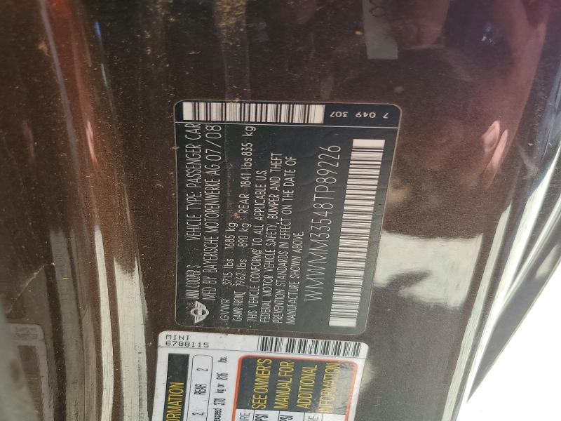Aukcja sprzedaży 2008 Mini Cooper, vin: WMWMM33548TP89226, numer aukcji: 57963326