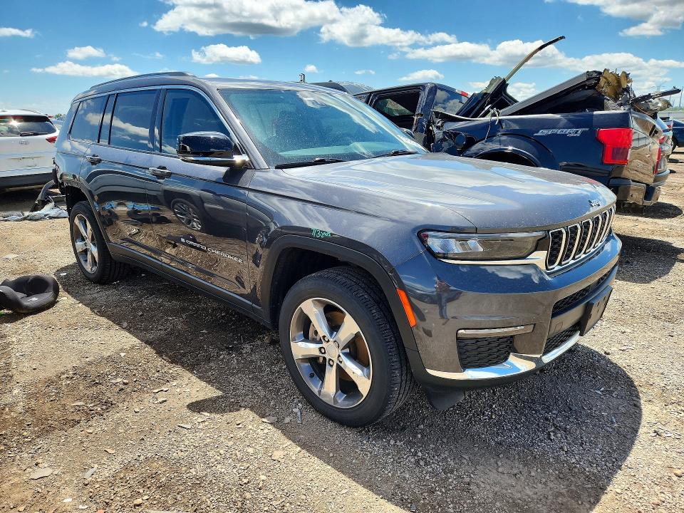 57321026 :رقم المزاد ، 1C4RJKBG4M8191231 vin ، 2021 Jeep Grand Cherokee مزاد بيع