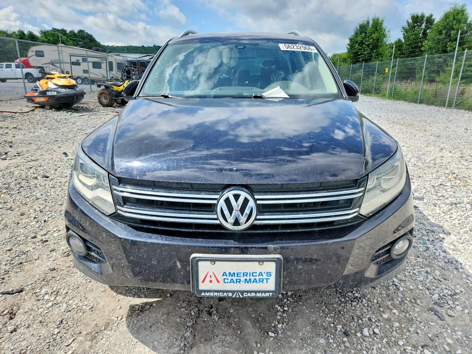 2013 Volkswagen Tiguan მანქანა იყიდება აუქციონზე, vin: WVGAV3AX3DW571175, აუქციონის ნომერი: 56232966