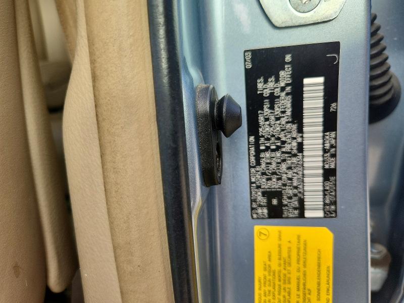 Aukcja sprzedaży 2004 Lexus Rx, vin: JTJGA31U940016344, numer aukcji: 58368986
