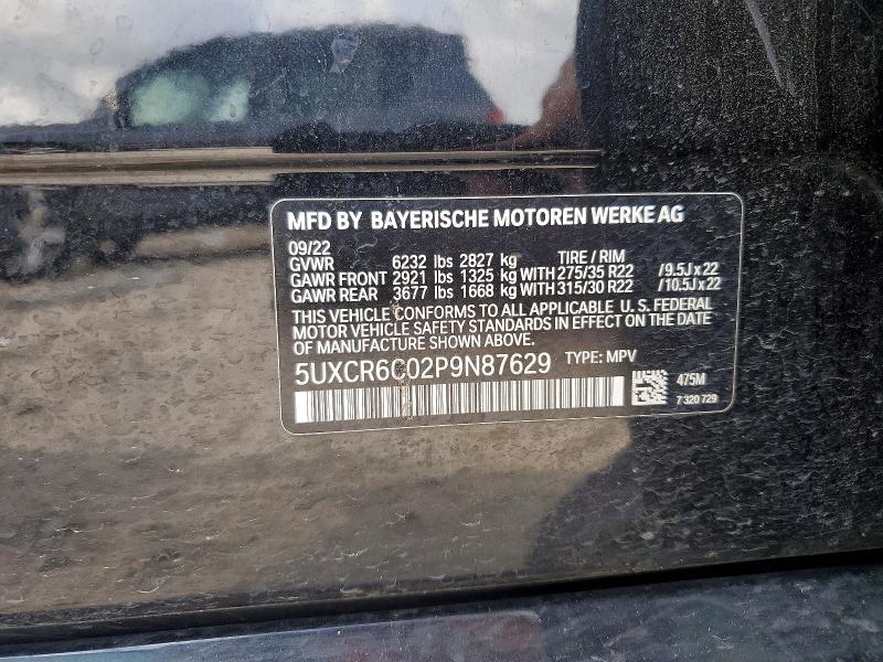 Aukcja sprzedaży 2023 Bmw X5, vin: 5UXCR6C02P9N87629, numer aukcji: 57957396