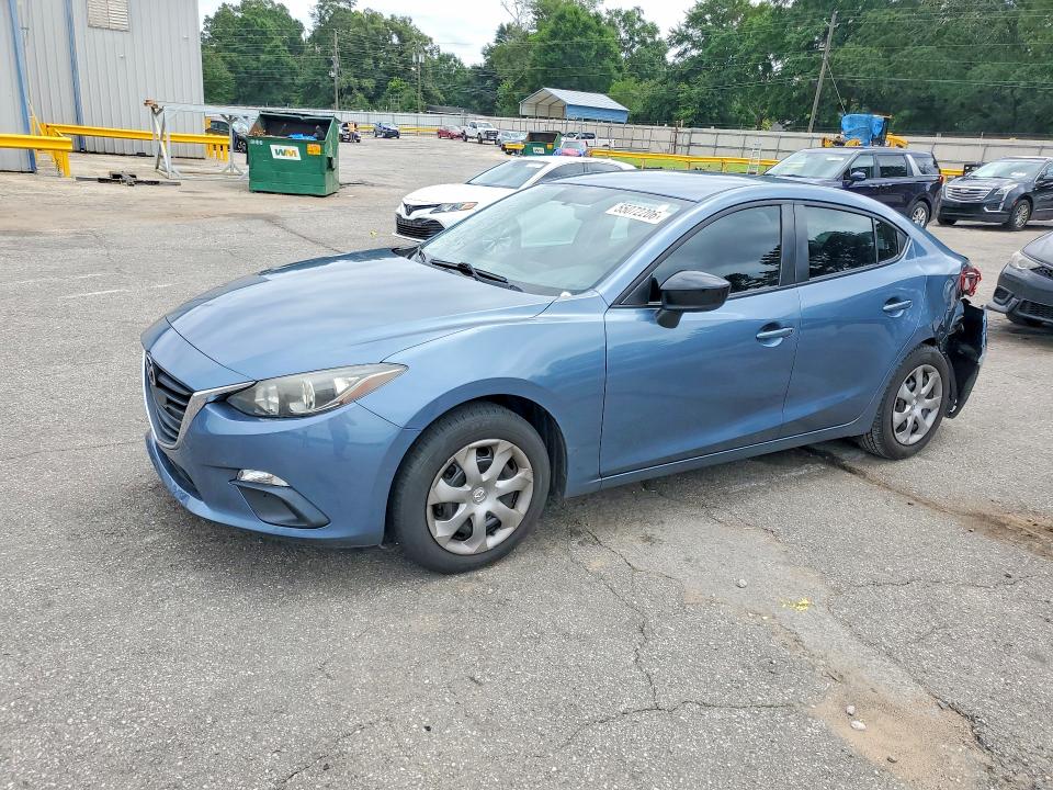 55072206 :رقم المزاد ، JM1BM1T78F1247412 vin ، 2015 Mazda 3 مزاد بيع