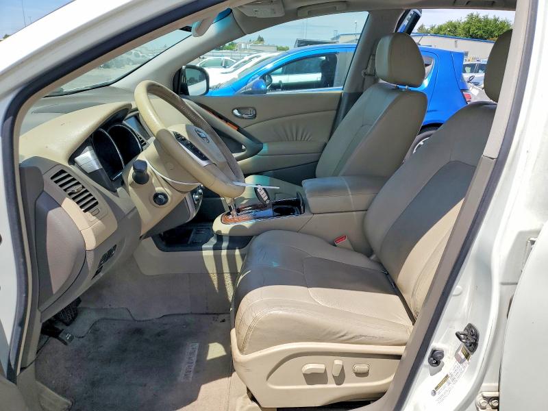 2010 Nissan Murano მანქანა იყიდება აუქციონზე, vin: JN8AZ1MW9AW140176, აუქციონის ნომერი: 56275256