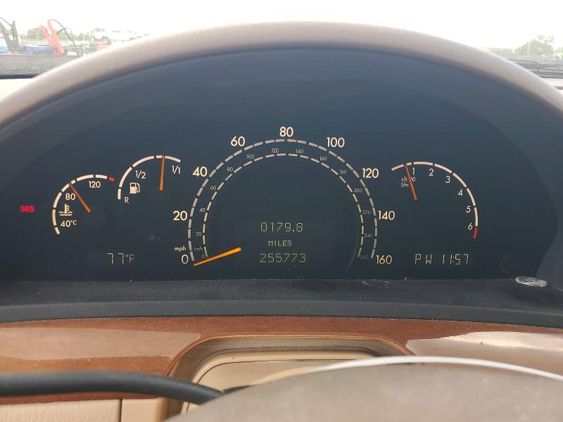 2000 Mercedes-benz S მანქანა იყიდება აუქციონზე, vin: WDBNG70J1YA086877, აუქციონის ნომერი: 58393046