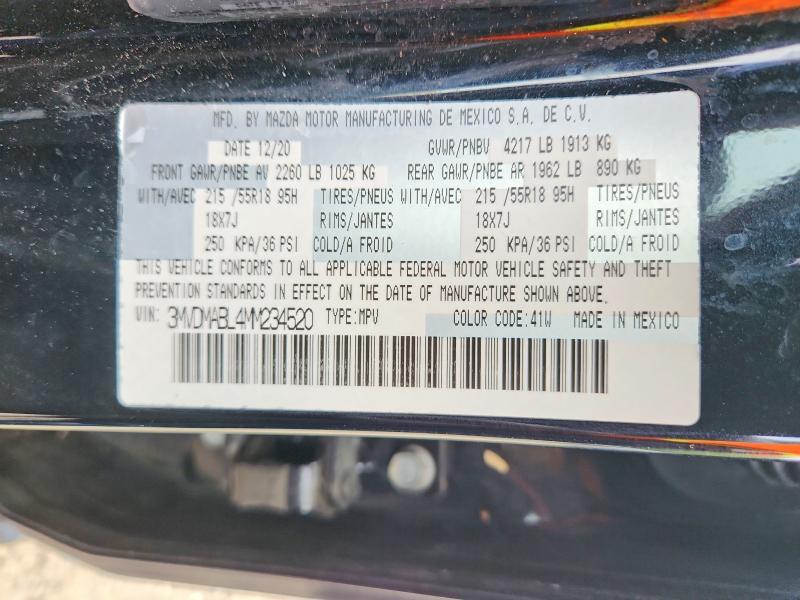 Продаж на аукціоні авто 2021 Mazda Cx-30, vin: 3MVDMABL4MM234520, номер лоту: 58457056