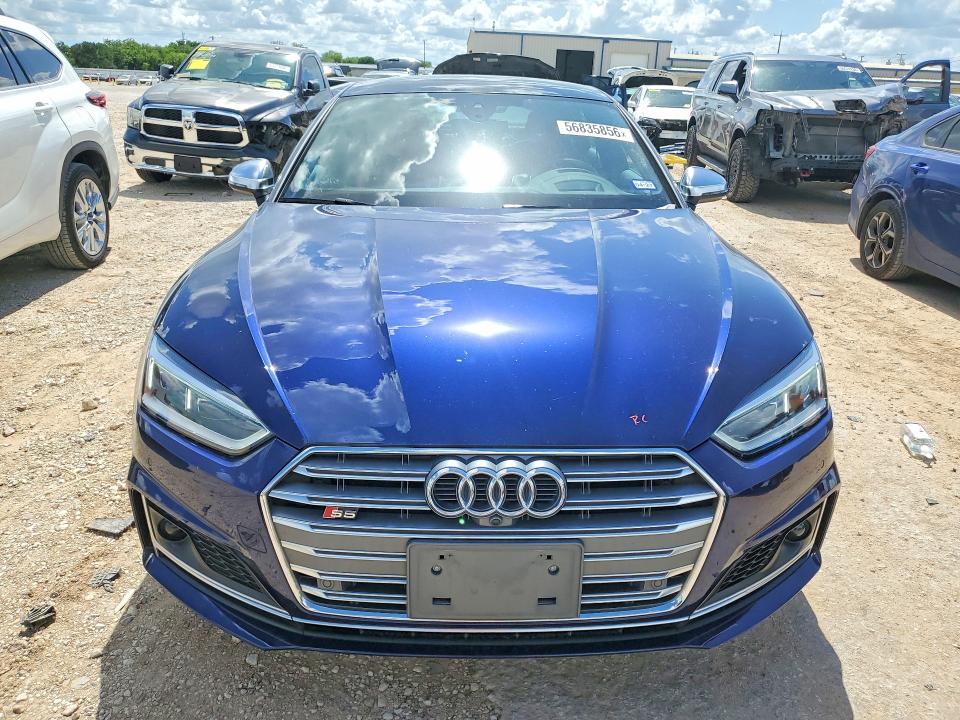 56835856 :رقم المزاد ، WAUC4CF51JA127371 vin ، 2018 Audi S5 مزاد بيع