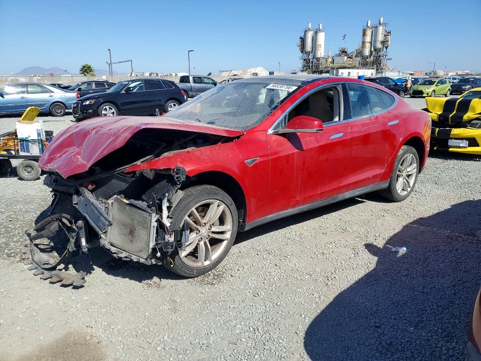 Auction sale of the 2015 Tesla Model S, vin: 5YJSA1H10FFP77099, lot number: 56838786