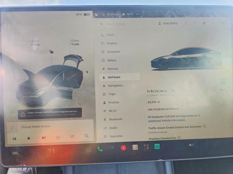 Aukcja sprzedaży 2025 Tesla Mdl 3, vin: 5YJ3E1EA1SF906605, numer aukcji: 56072946
