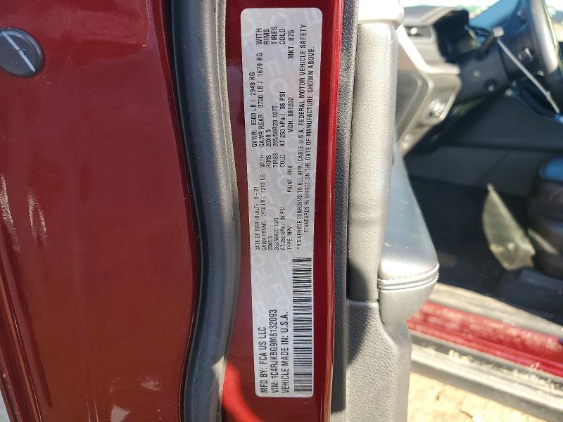 Продажа на аукционе авто 2021 Jeep Grand Cherokee, vin: 1C4RJKBG9M8132093, номер лота: 56469406