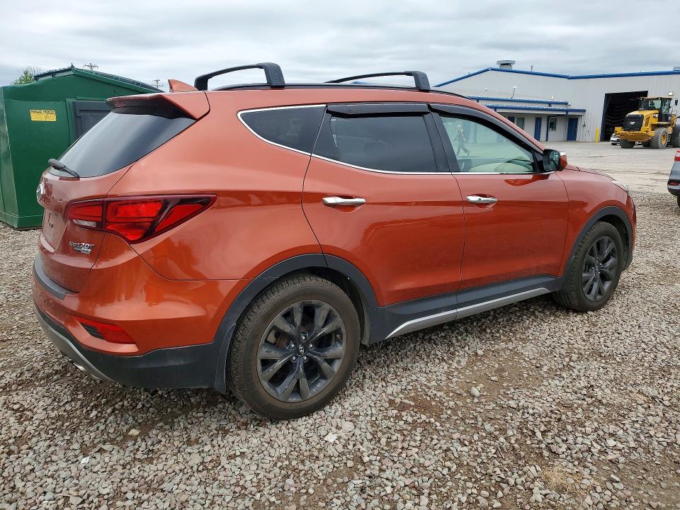 57385846 :رقم المزاد ، 5XYZWDLAXJG520719 vin ، 2018 Hyundai Santa Fe Sport مزاد بيع