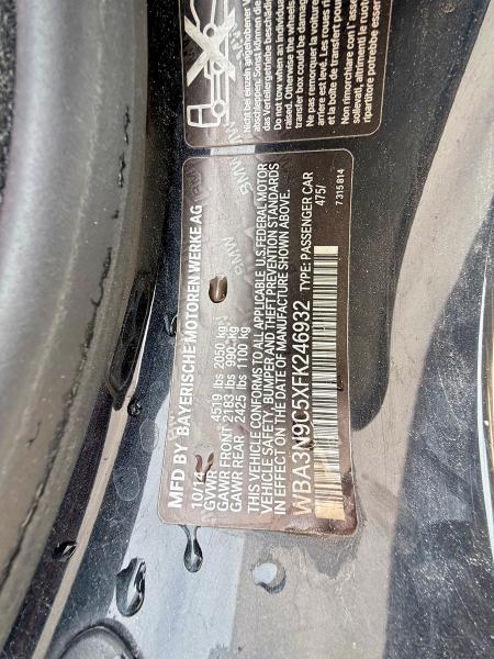 Продаж на аукціоні авто 2015 Bmw 428, vin: WBA3N9C5XFK246932, номер лоту: 56352646