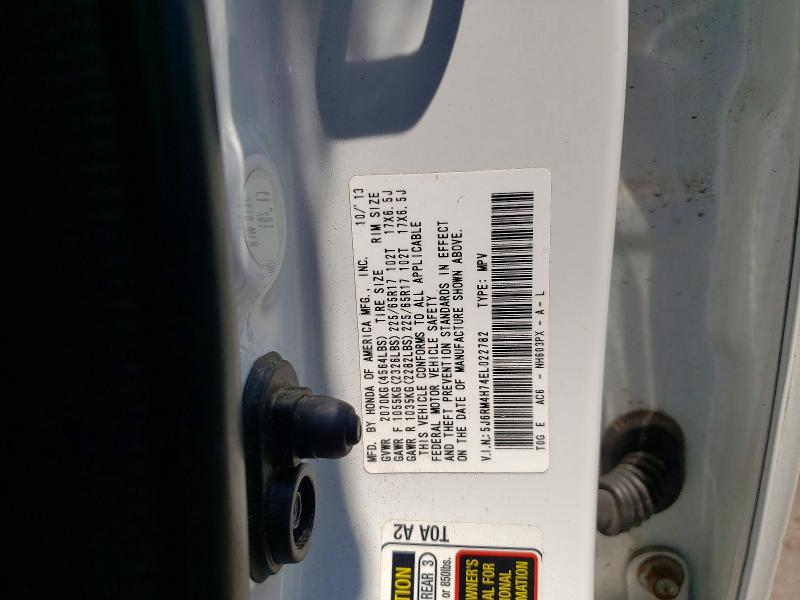 Продаж на аукціоні авто 2014 Honda Cr-v, vin: 5J6RM4H74EL022782, номер лоту: 48712266