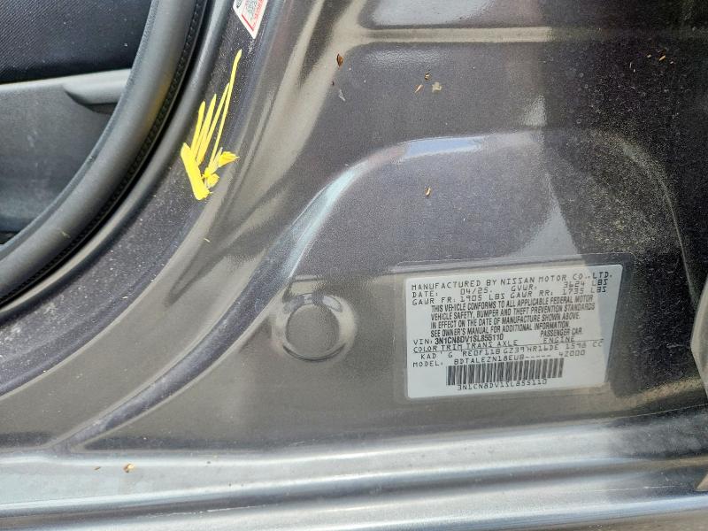 Продаж на аукціоні авто 2025 Nissan Versa, vin: 3N1CN8DV1SL855110, номер лоту: 58230206