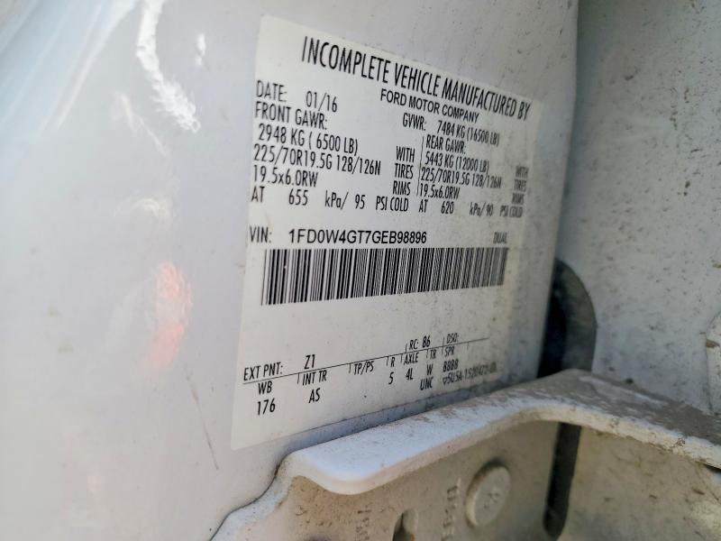 Aukcja sprzedaży 2016 Ford F450, vin: 1FD0W4GT7GEB98896, numer aukcji: 57343916