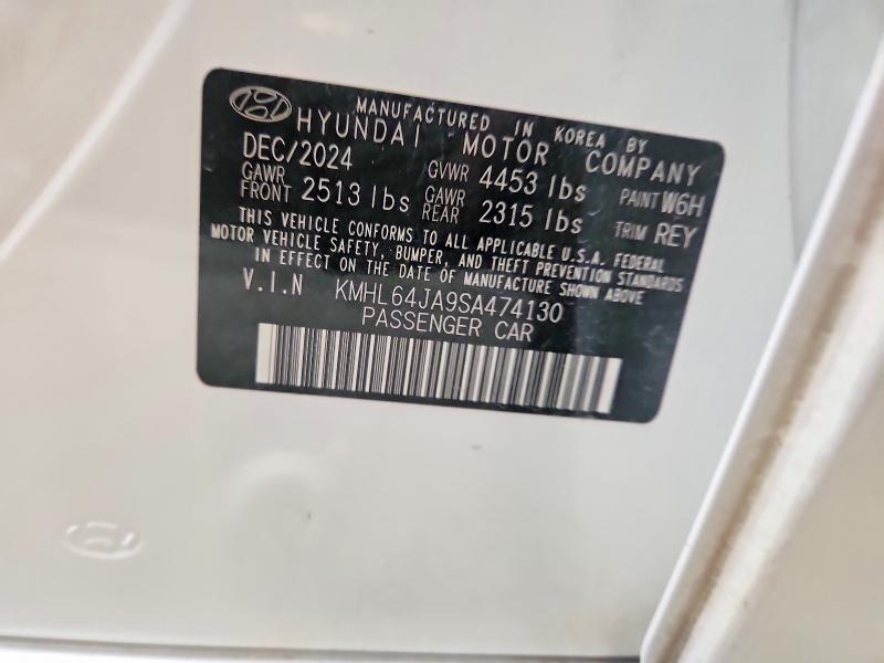 Продажа на аукционе авто 2025 Hyundai Sonata, vin: KMHL64JA9SA474130, номер лота: 57861346